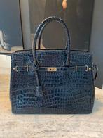 Hand/schoudertas model Birkin, Sieraden, Tassen en Uiterlijk, Tassen | Damestassen, Ophalen of Verzenden, Zo goed als nieuw, Blauw