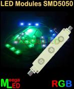 LED RGB module SMD 5050 - 3 LED - IP54 - 10 stuks, Nieuw, LEDverlichting, Ophalen of Verzenden, LEDmodule