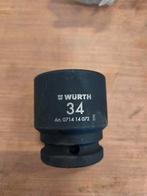 Wurth krachtdop 34mm - 3/4" aansluiting, Ophalen of Verzenden, Nieuw, Universele onderdelen
