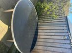 Buitentafel, Tuin en Terras, Tuintafels, Ophalen, Gebruikt, Rond, Rvs