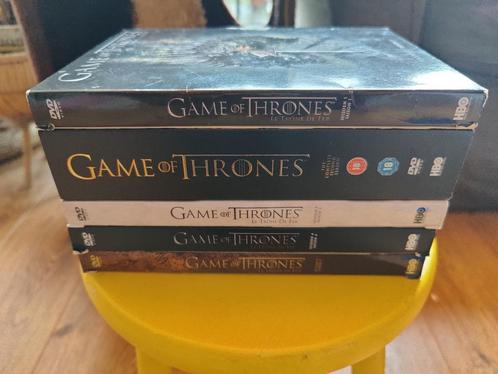 Game of Thrones - Seizoenen 1 t/m 5 - 5 boxsets, Cd's en Dvd's, Dvd's | Science Fiction en Fantasy, Zo goed als nieuw, Vanaf 16 jaar