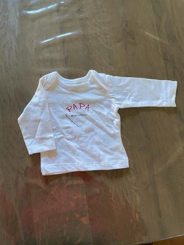 T-shirtje maat 50 - Papa allerliefste beschikbaar voor biedingen