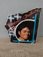 Michael Jackson vintage sticker pop star musiek retro, Ophalen of Verzenden, Zo goed als nieuw, Sticker
