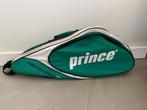 Tennistas prince groen 2 rackets schoudertas, Ophalen of Verzenden, Gebruikt, Tas, Prince