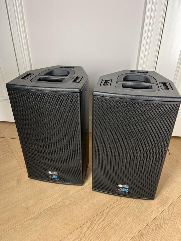 dB Technologies DVX D10 - Actieve speakers met Powercon! RCF, Audio, Tv en Foto, Luidsprekers, Gebruikt, Overige merken, Ophalen of Verzenden
