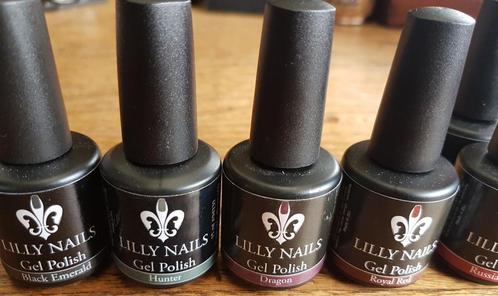 Nieuwe gelpolish en highshine topcoat lilly nails 14 stuks, Sieraden, Tassen en Uiterlijk, Uiterlijk | Cosmetica en Make-up, Nieuw