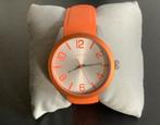 Calvin klein horloge dames, oranje band, Sieraden, Tassen en Uiterlijk, Horloges | Dames, Overige merken, Zo goed als nieuw, Zilver