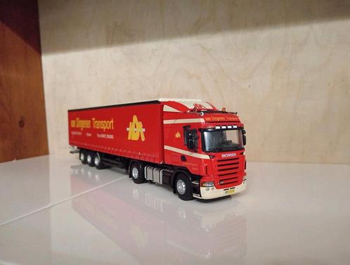 Scania R zeiloplegger van Dingenen WSI, Hobby en Vrije tijd, Modelauto's | 1:50, Nieuw, Bus of Vrachtwagen, Wsi, Ophalen of Verzenden