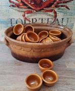 Vintage Franse Slakkenpotjes - 28 stuks, Ophalen of Verzenden