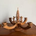 Erzgebirge volkskunst: kaarsenhouder, Ophalen of Verzenden, Zo goed als nieuw