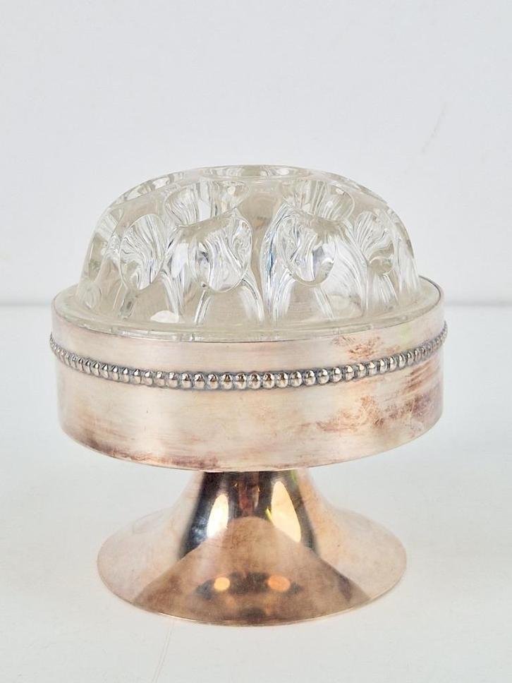 vintage rozensteker bloemsteker frankrijk Kristal zilver, Antiek en Kunst, Curiosa en Brocante, Ophalen of Verzenden