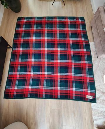 Dralon Aabe Plaid - Rood, Groen Geruit beschikbaar voor biedingen