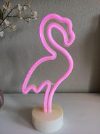 Leuke flamingolamp met roze neonlicht | nachtlampje, Ophalen of Verzenden, Zo goed als nieuw, Kunststof, Minder dan 50 cm