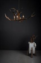 Unieke Geweien Kroonluchter - Handgemaakt, Overige materialen, Nieuw, LM Lighting, Ophalen of Verzenden