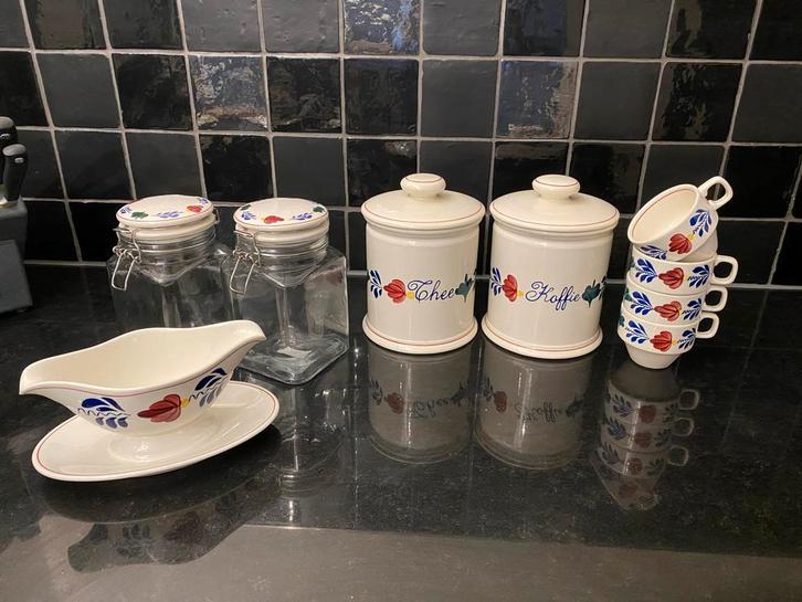 Boerenbont Servies Selectie, Huis en Inrichting, Keuken | Servies, Zo goed als nieuw, Overige typen, Boerenbont, Aardewerk, Ophalen