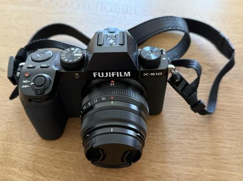 Fujifilm X-S10 + 35mm and 15-45mm, Audio, Tv en Foto, Fotocamera's Digitaal, Zo goed als nieuw, Compact, Fuji, Geen optische zoom