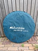 Eurohike Pop Up Tent 2 Personen, Caravans en Kamperen, Ophalen of Verzenden, Zo goed als nieuw, Tot en met 2