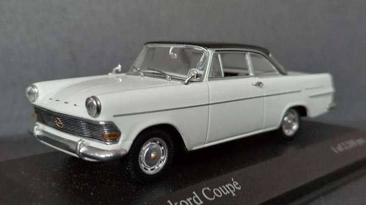Opel Rekord p2 Coupe Chamonix Weiss 1:43 Minichamps Pol, Hobby en Vrije tijd, Modelauto's | 1:43, Nieuw, Auto, MiniChamps, Verzenden
