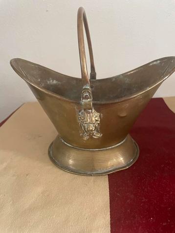 Antieke Koperen Haardemmer beschikbaar voor biedingen