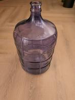 Blauwe glazen vaas, Huis en Inrichting, Woonaccessoires | Vazen, Ophalen, Gebruikt, Blauw, Glas