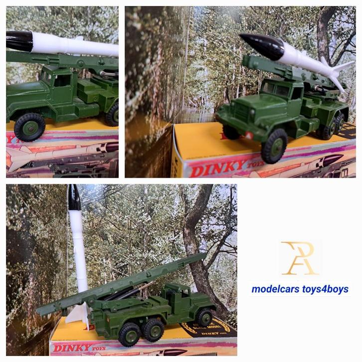 Dinky Toys 665 Honnest John Missile Launcher (3) 1/43, Hobby en Vrije tijd, Modelauto's | 1:43, Zo goed als nieuw, Auto, Dinky Toys