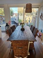 Riviera maison eettafel, Huis en Inrichting, Tafels | Eettafels, 200 cm of meer, Zo goed als nieuw, Rechthoekig, 50 tot 100 cm