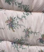 Gewatteerde gebloemde bedsprei, Ophalen of Verzenden, Eenpersoons, Blauw, Kussen