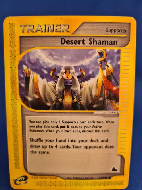 Desert Shaman 123/144 - Skyridge, Hobby en Vrije tijd, Verzamelkaartspellen | Pokémon, Gebruikt, Losse kaart, Verzenden
