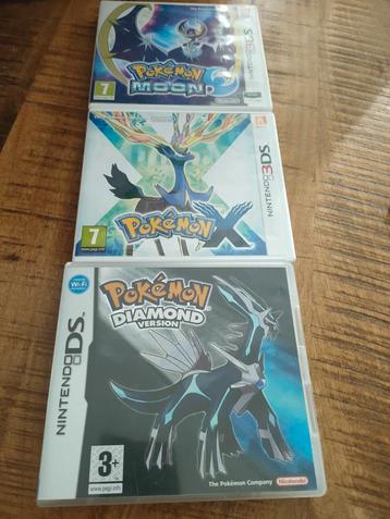 Pokemon Nintendo DS Games beschikbaar voor biedingen