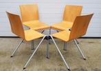 16 x Drabert vintage schoolstoelen cafe stoelen hout horeca, Huis en Inrichting, Stoelen, Bruin, Ophalen of Verzenden, Zo goed als nieuw