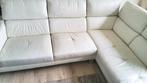 Lederen hoekbank in goede staat met verstelbare hoofdsteunen, Ophalen, 250 tot 300 cm, Minder dan 75 cm, Hoekbank
