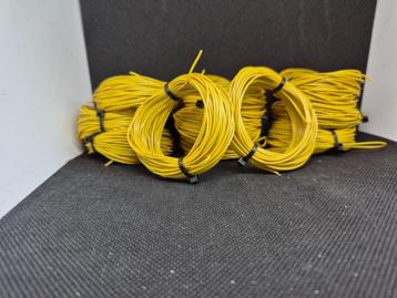 10mtr modelbouwdraad 0,14mm2; Geel (299Y7) beschikbaar voor biedingen