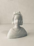 Marmeren Art Deco buste van jonge vrouw, Ophalen of Verzenden