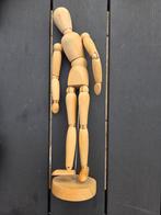 Houten tekenpop met beweegbare ledematen 30 cm, Ophalen of Verzenden, Zo goed als nieuw, Overige typen