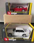 2 x Burago BMW M3 E30(Nieuw), Hobby en Vrije tijd, Modelauto's | 1:24, Ophalen of Verzenden, Zo goed als nieuw, Bburago