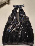 Laklook jurkje met parels - Kinky/fetish, Kleding | Dames, Zwart, Maat 46/48 (XL) of groter, Ophalen of Verzenden, Gedragen