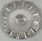 Rond zilveren schaaltje Iran 11 cm antiek 925 zilver, Antiek en Kunst, Ophalen of Verzenden, Zilver