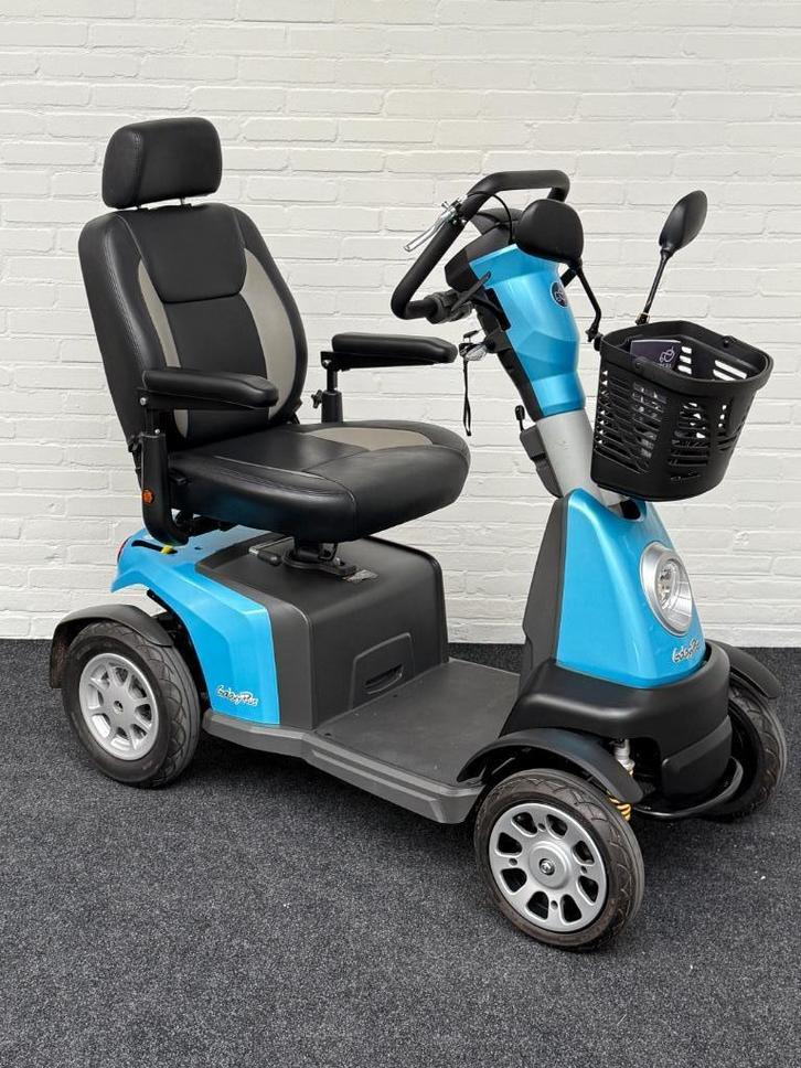 Scootmobiel - Excel Galaxy Plus 4 - Sky blue, Diversen, Brommobielen en Scootmobielen, Zo goed als nieuw, Excel, 36 t/m 45 km