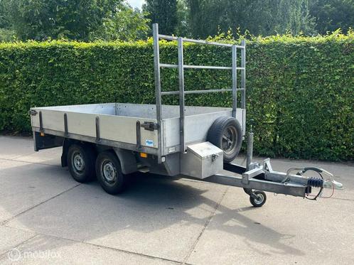 Van weel Plateauwagen, 300x165cm, 2000kg, aanhangwagen, Auto diversen, Aanhangers en Bagagewagens
