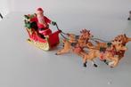 Lemax santa met rendieren, Lemax figuur Kerstdorp, Diversen, Kerst, Ophalen of Verzenden