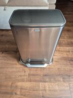 Simplehuman stijlvolle en grote prullenbak +/- 55l, Ophalen, Met pedaal, 50 tot 75 cm, 40 liter of meer