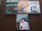 4 stuks Jamie Oliver kookboeken, Boeken, Kookboeken, Ophalen of Verzenden, Zo goed als nieuw