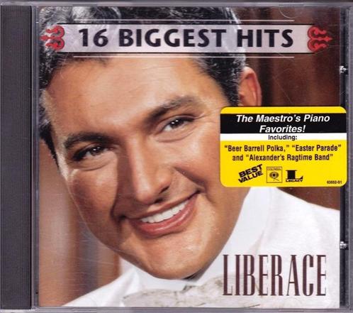 Liberace - 16 Biggest Hits, Cd's en Dvd's, Cd's | Pop, Gebruikt, 1960 tot 1980, Ophalen of Verzenden