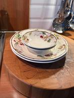 Villeroy & Boch Portobello Bord en Kom 3x, Huis en Inrichting, Ophalen, Zo goed als nieuw, Bord(en), Overige stijlen