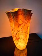 Italie Murano Design Tafellamp Gemarmerd Beige 1990, Ophalen of Verzenden, Zo goed als nieuw, Glas, Minder dan 50 cm