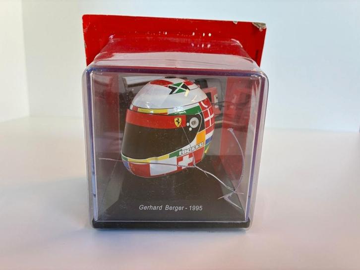 79958: Helm - F1 - Gerhard Berger - Ferrari - 1995 - Spark, Hobby en Vrije tijd, Modelauto's | 1:5 tot 1:12, Nieuw, Overige typen
