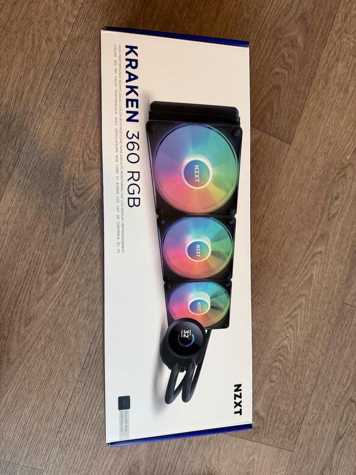 NZXT Kraken 360 RGB - Inc garantie, Computers en Software, Computerkoelers, Zo goed als nieuw, Waterkoeling, Ophalen of Verzenden
