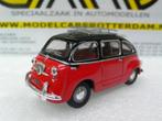 fiat 600 multipla  1/43-giocher-METAAL-AANBIEDING!!!!!!!!!!!, Verzenden, Nieuw, Auto, Overige merken