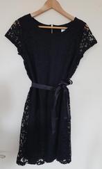 Zwart Kanten Jurkje - Maat M, Maat 38/40 (M), H&M, Zwart, Nieuw