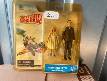 Chitty Chitty Bang Bang actiefigurenset metPotts en Jemima. beschikbaar voor biedingen